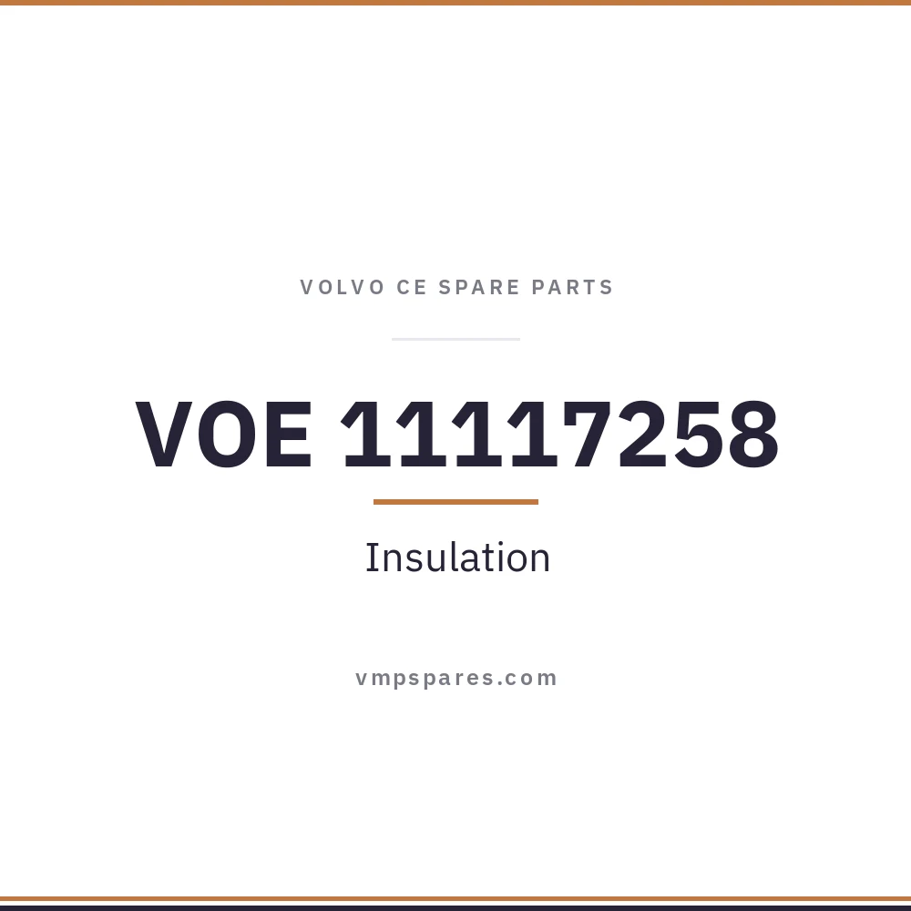 VOE 11117258 – Insulation