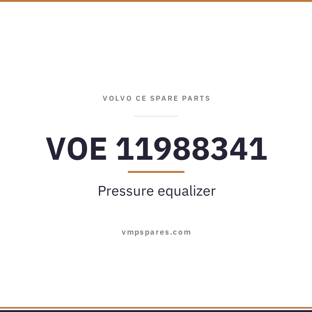 VOE 11988341 – Pressure equalizer