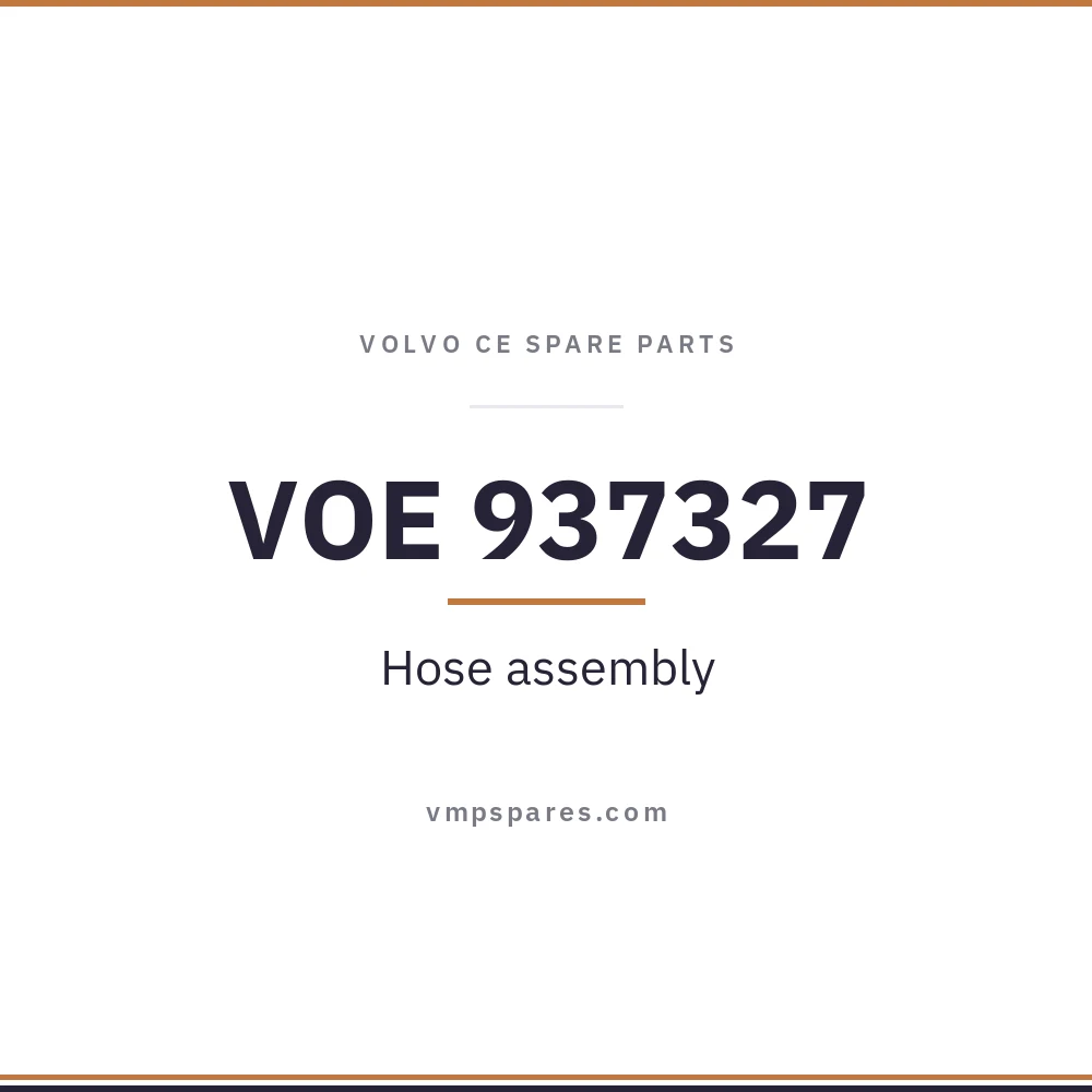 VOE 937327 – Hose assembly