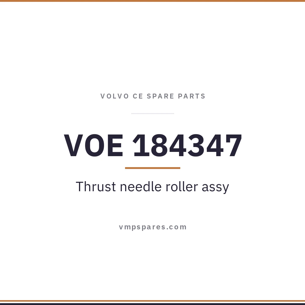 VOE 184347 – Thrust needle roller assy