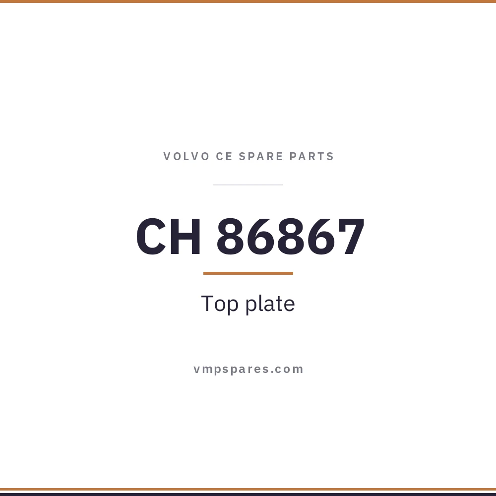 CH 86867 – Top plate