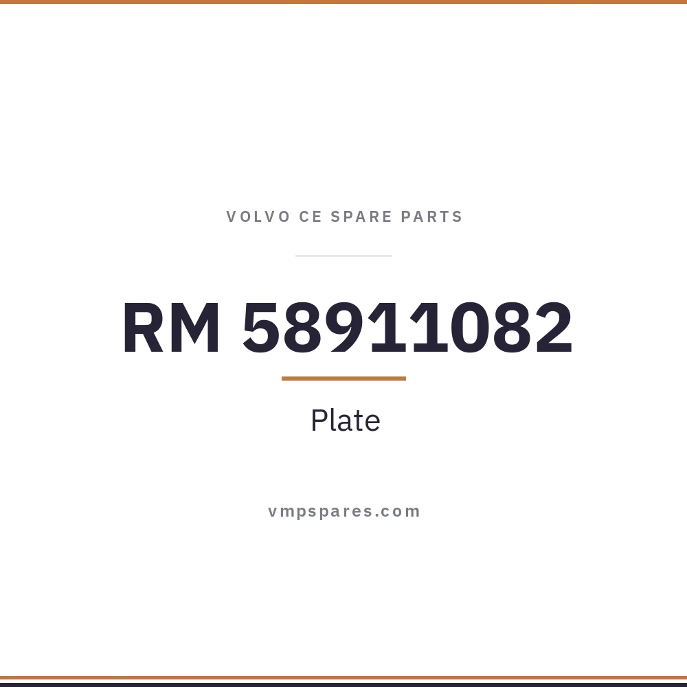 RM 58911082 – Plate