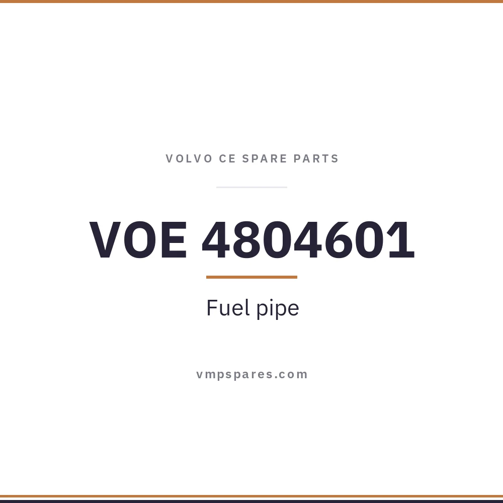 VOE 4804601 – Fuel pipe