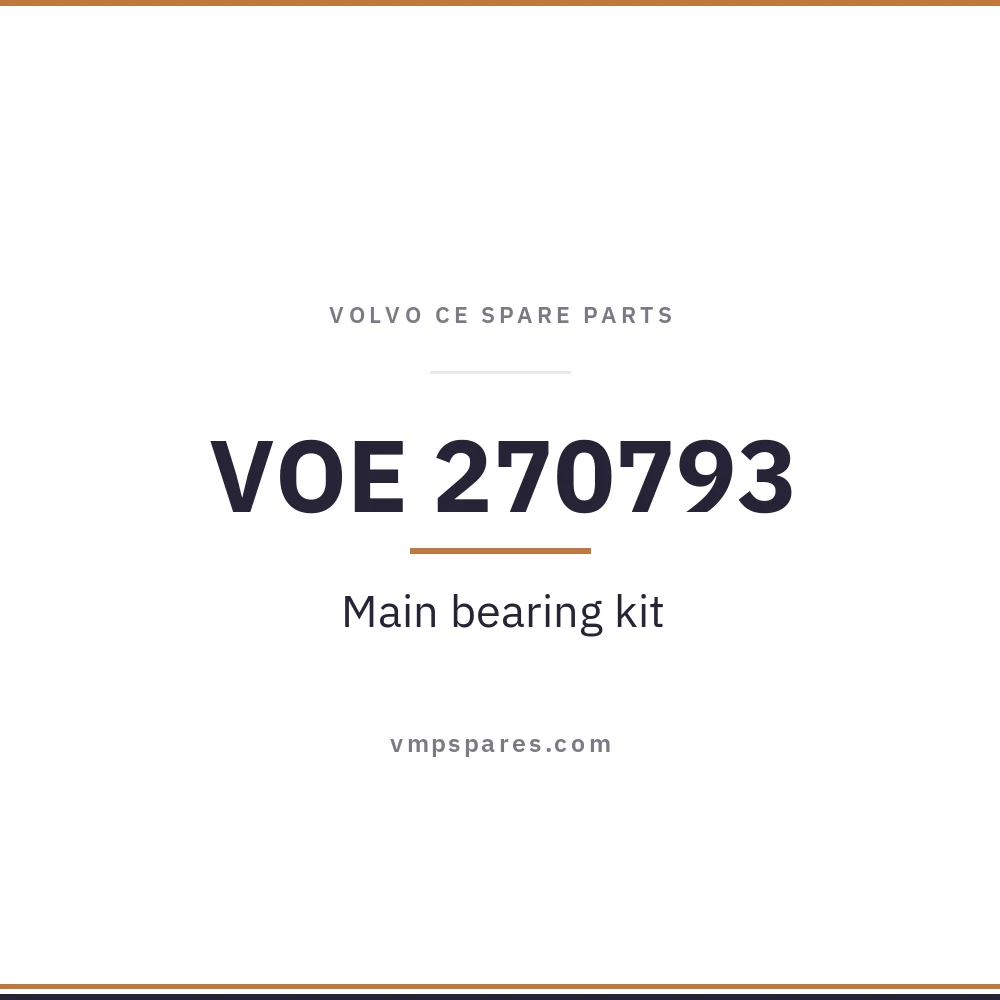 VOE 270793 – Main bearing kit