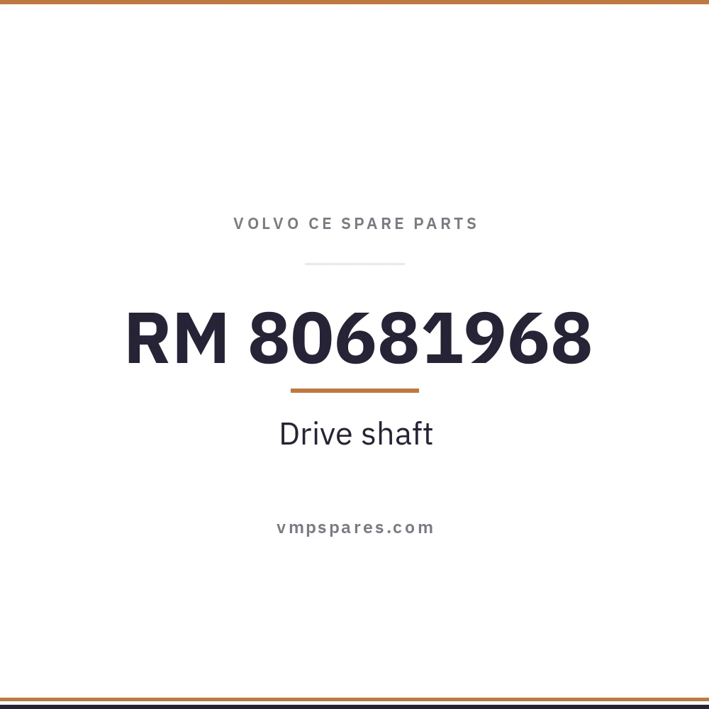 RM 80681968 – Drive shaft