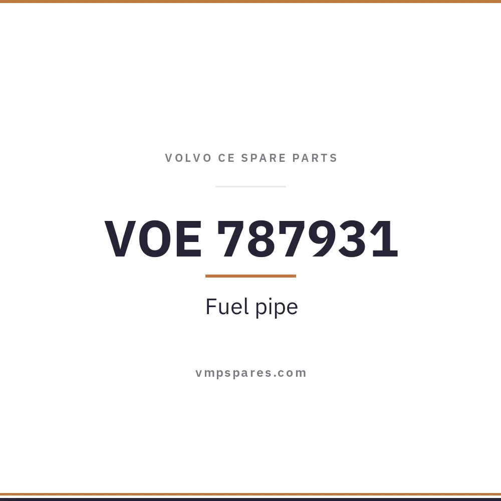 VOE 787931 – Fuel pipe