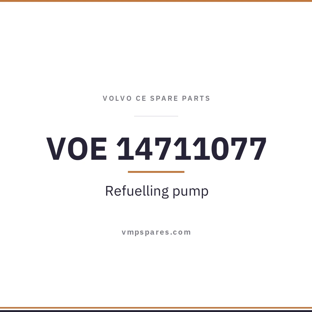 VOE 14711077 – Refuelling pump