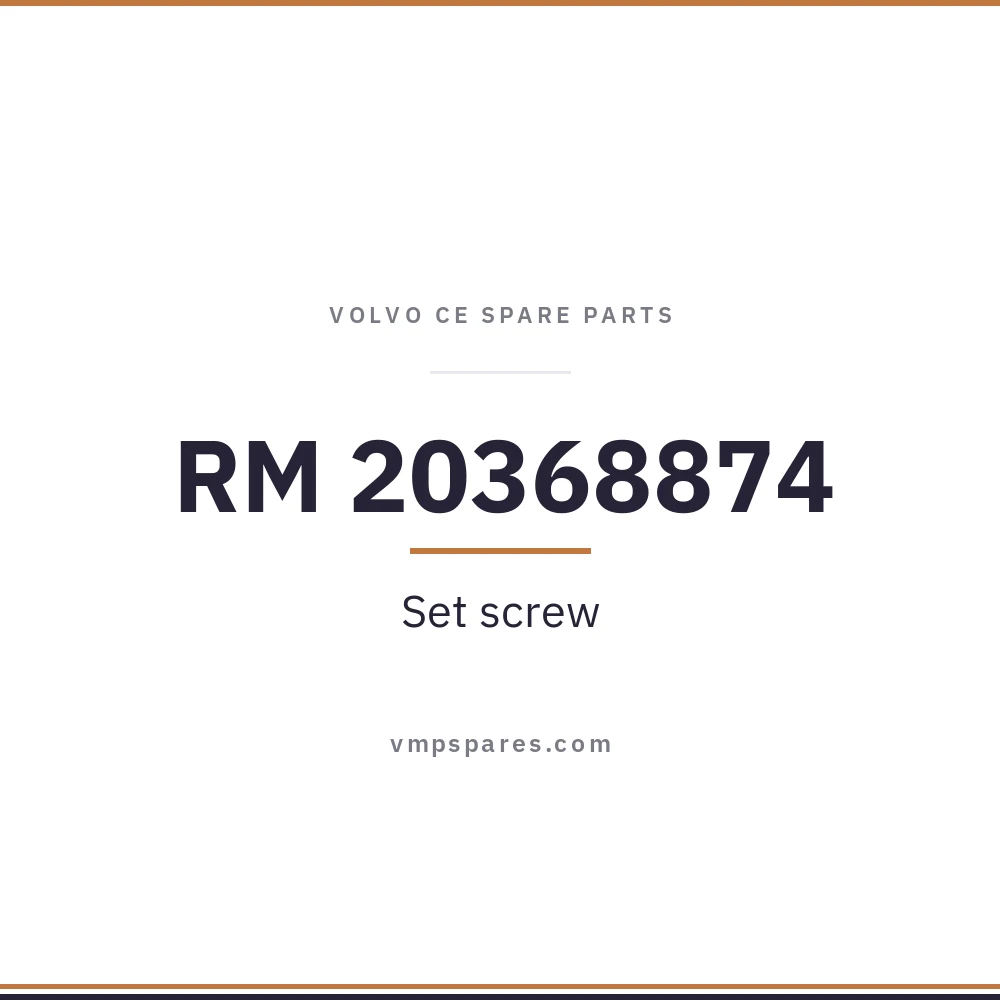 RM 20368874 – Set screw