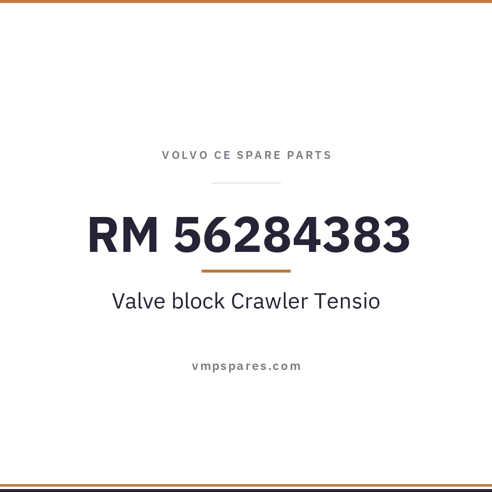 RM 56284383 – Valve block Crawler Tensio