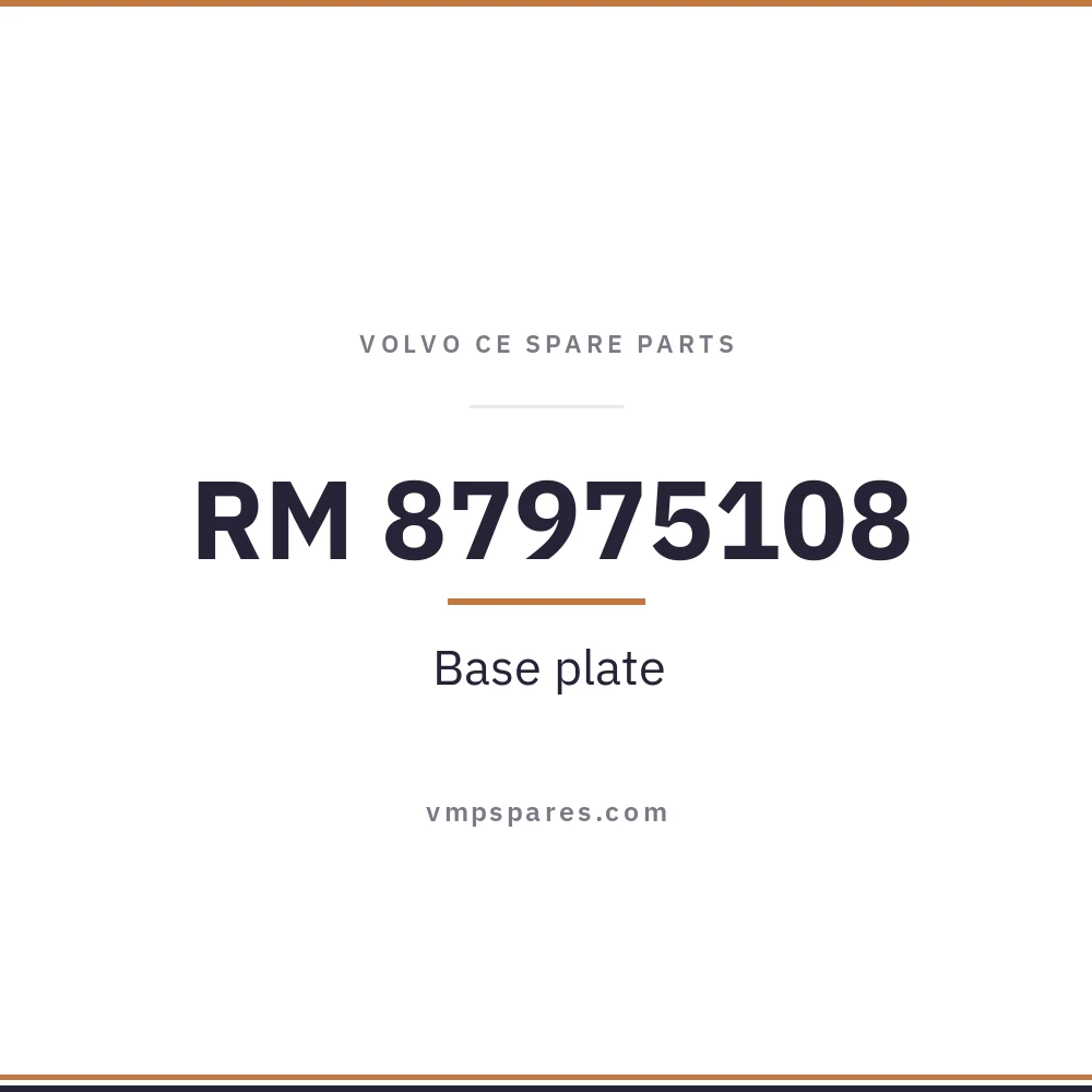 RM 87975108 – Base plate