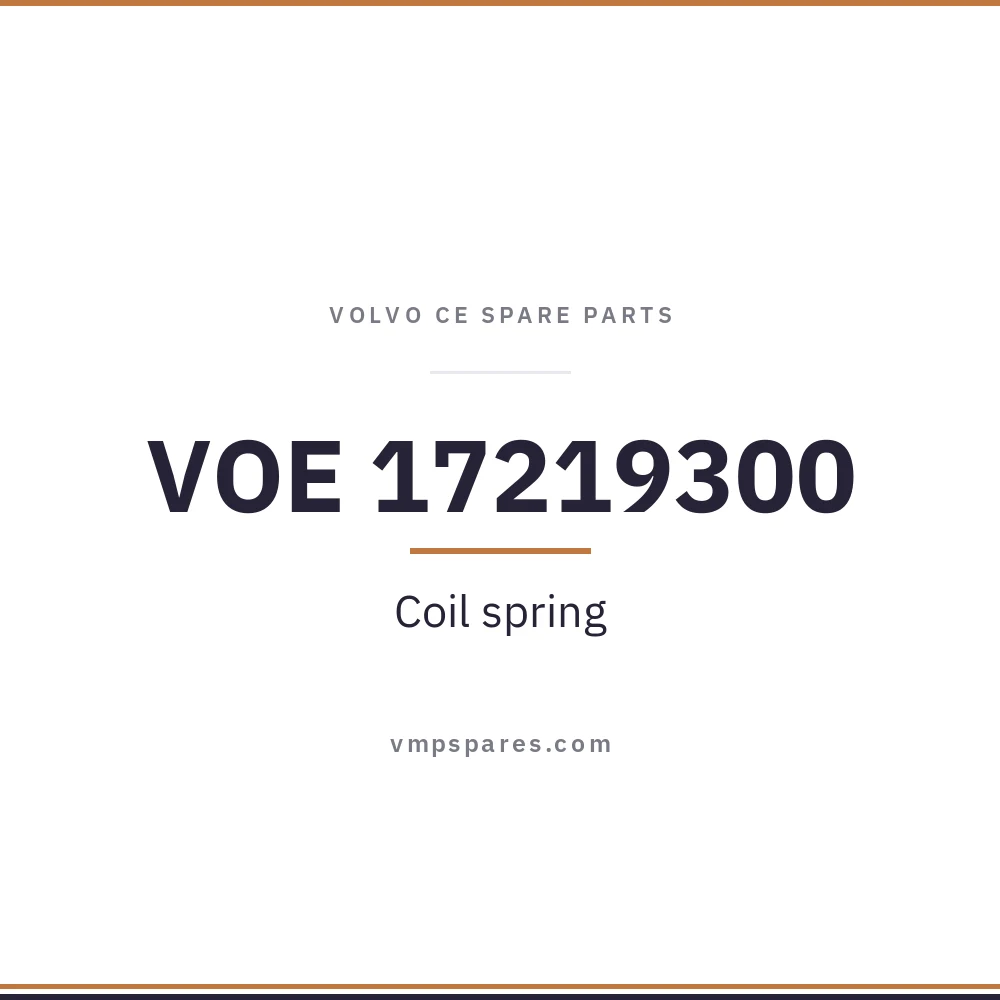 VOE 17219300 – Coil spring