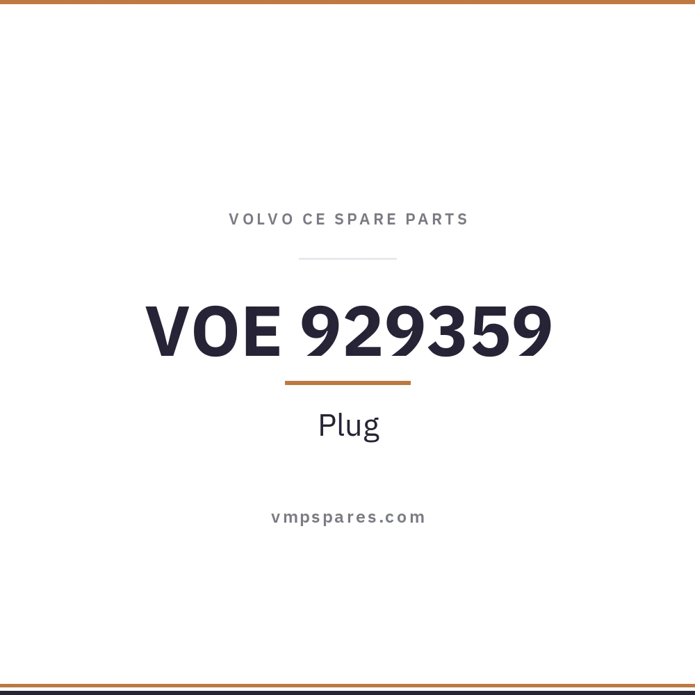 VOE 929359 – Plug