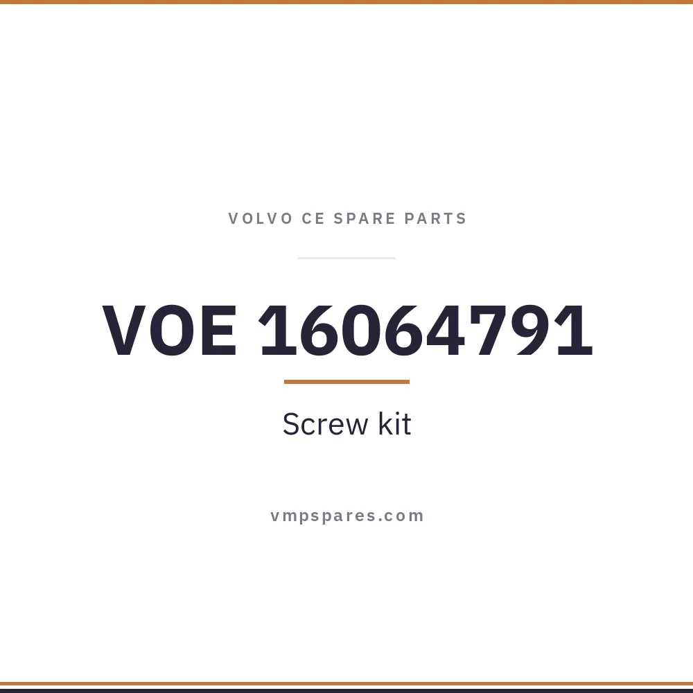 VOE 16064791 – Screw kit
