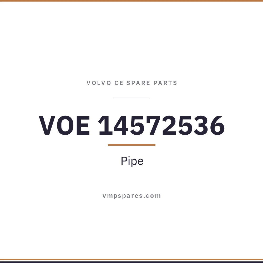 VOE 14572536 – Pipe