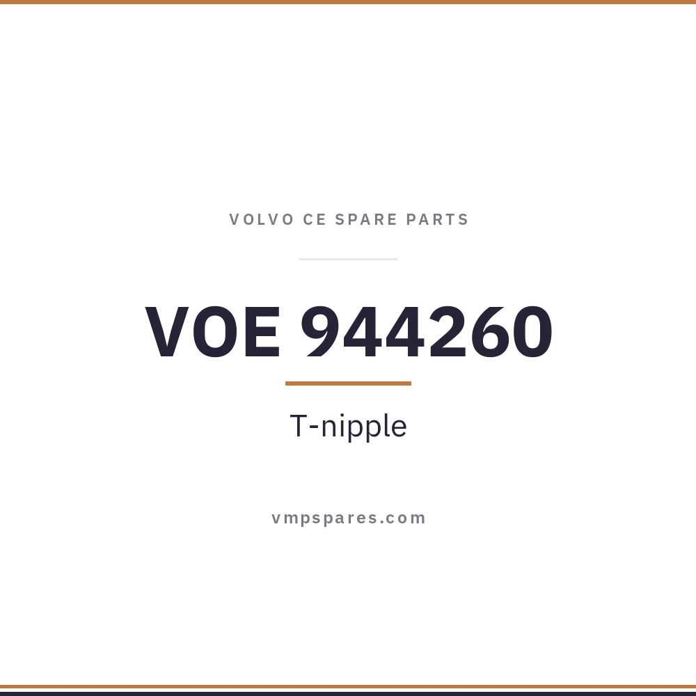 VOE 944260 – T-nipple