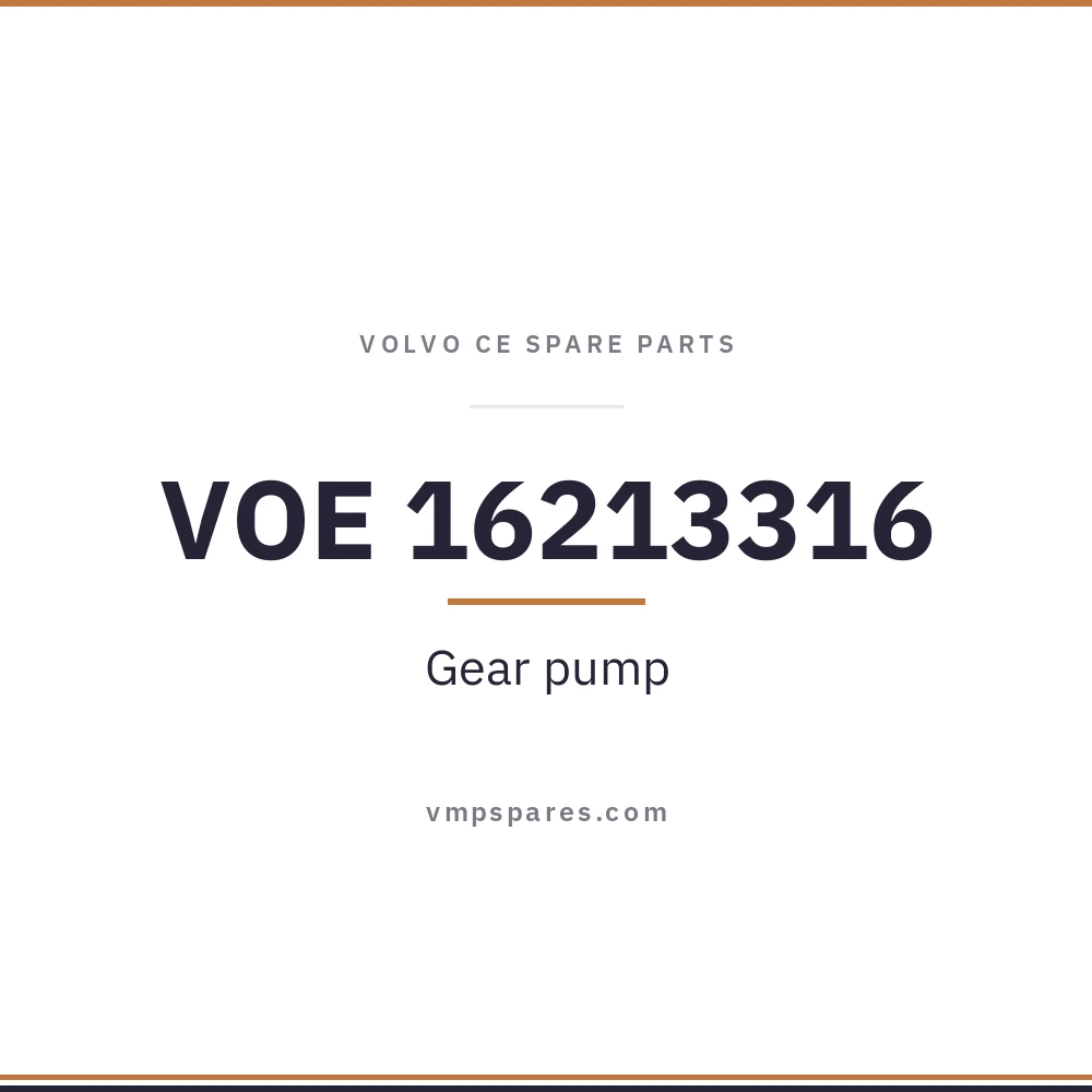VOE 16213316 – Gear pump