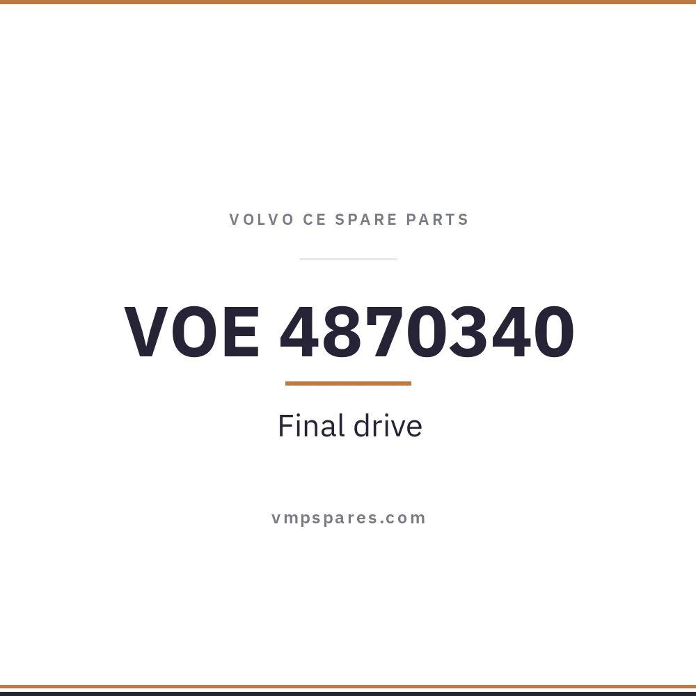 VOE 4870340 – Final drive