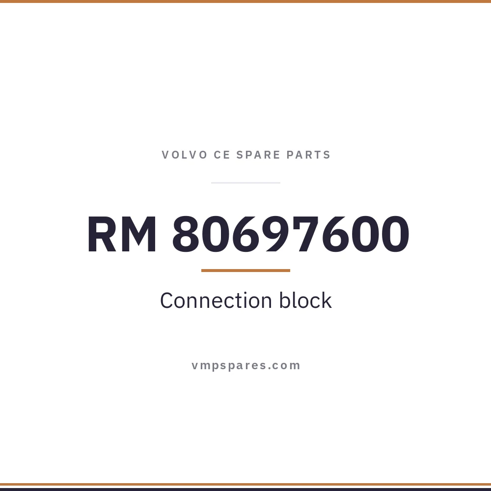 RM 80697600 – Connection block