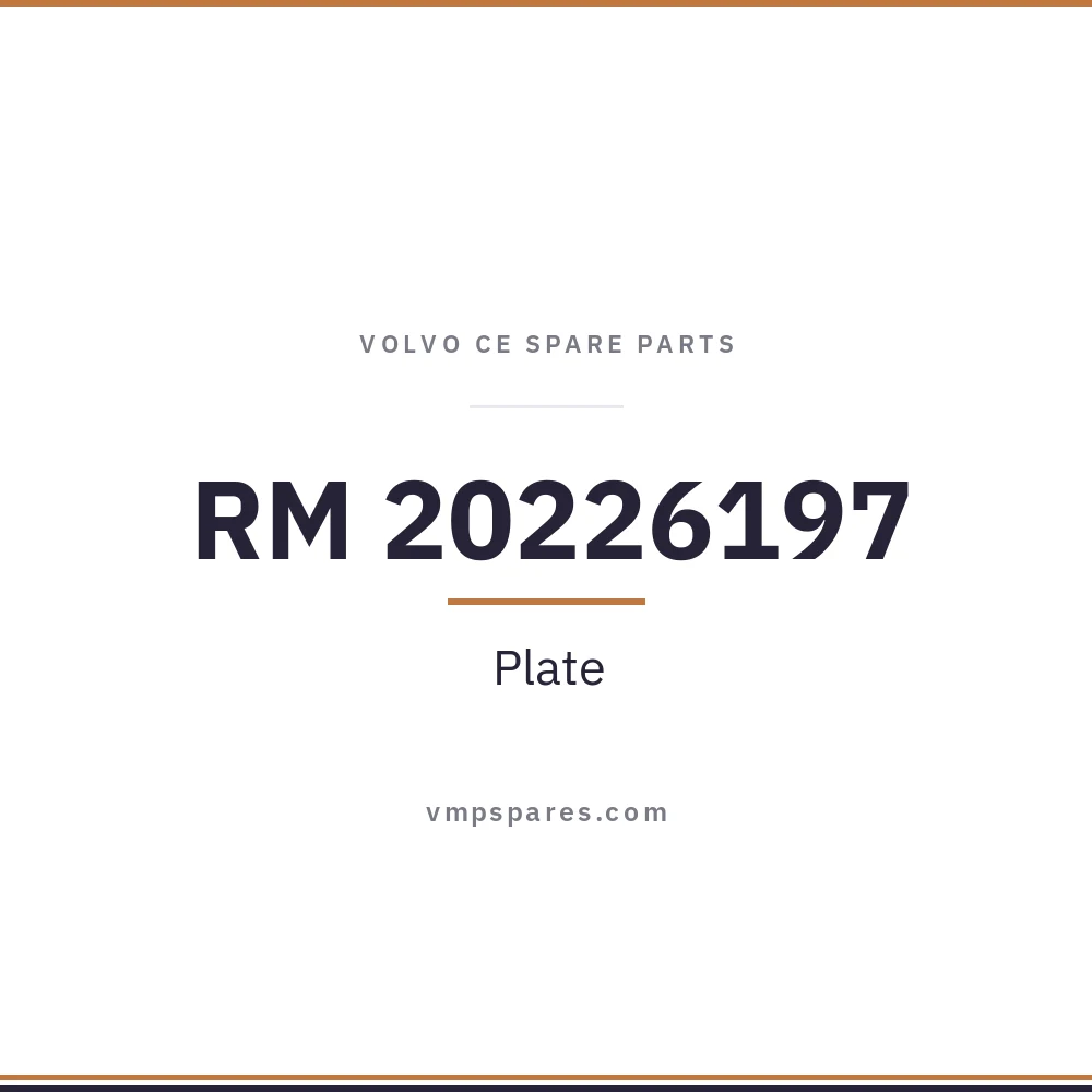RM 20226197 – Plate