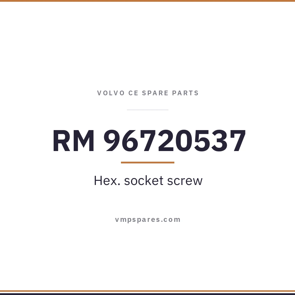RM 96720537 – Hex. socket screw