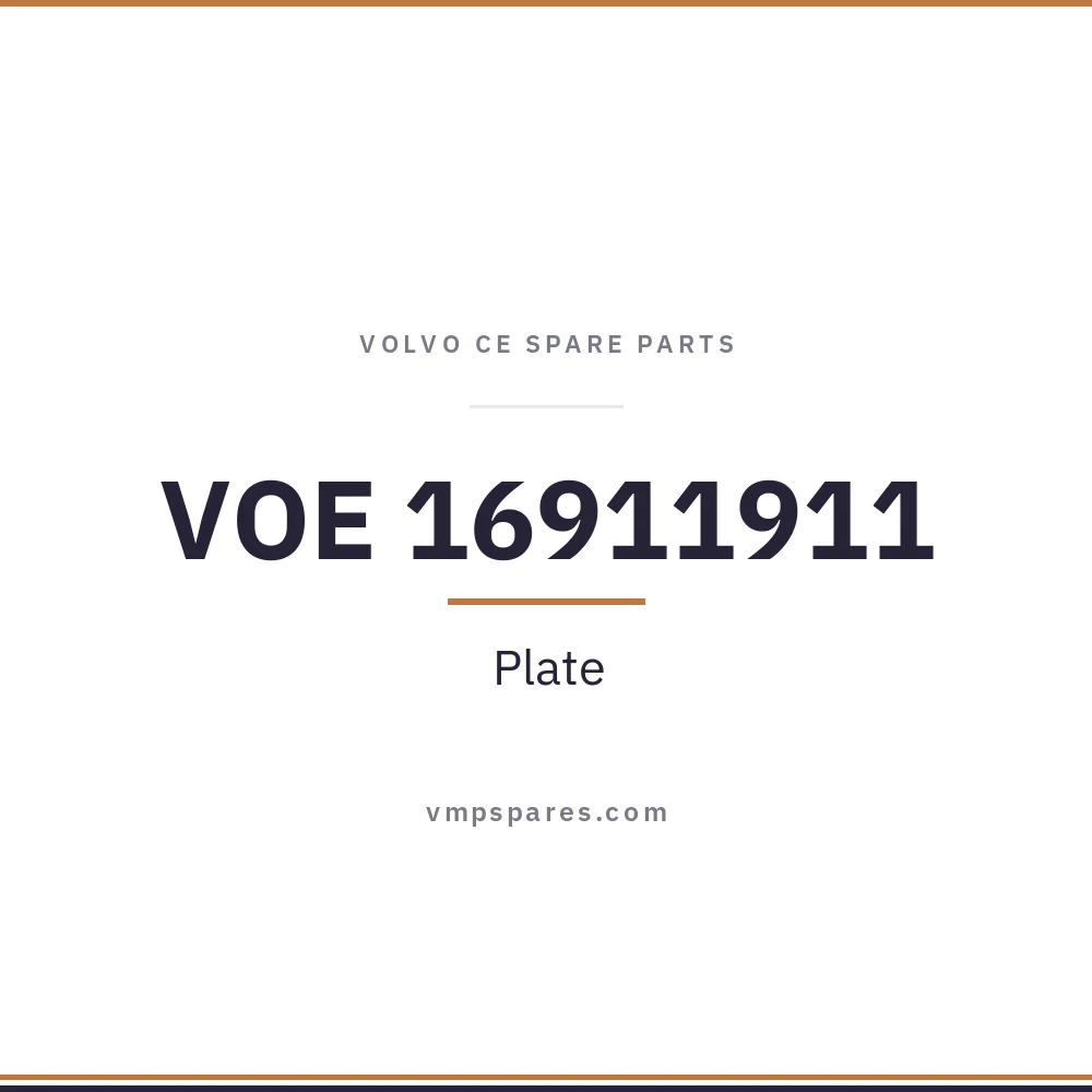 VOE 16911911 – Plate