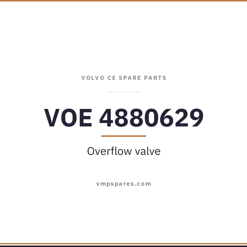 VOE 4880629 – Overflow valve