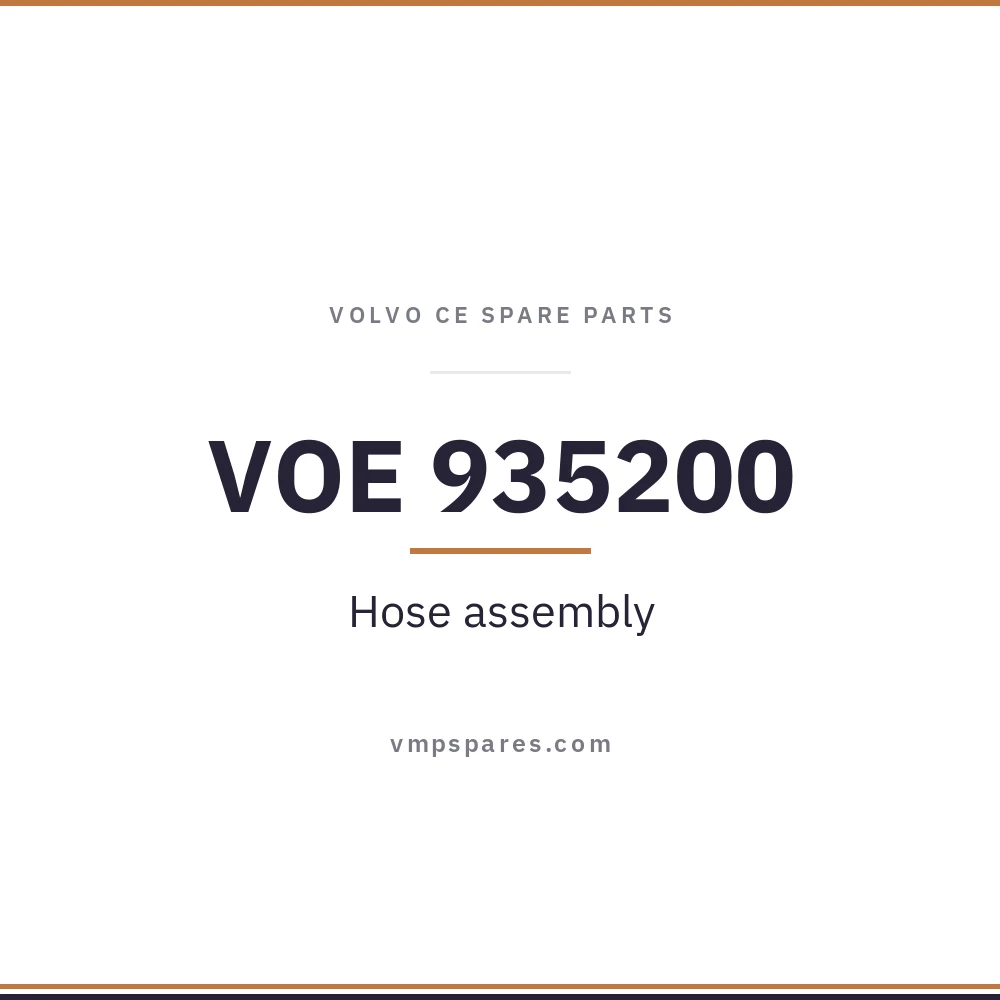VOE 935200 – Hose assembly
