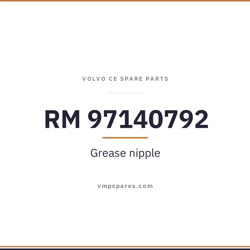 RM 97140792 – Grease nipple
