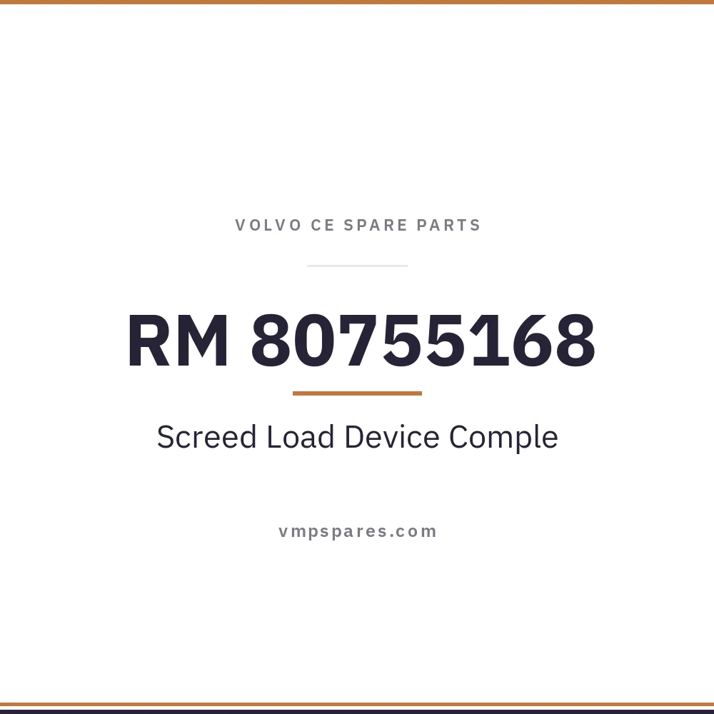 RM 80755168 – Screed Load Device Comple