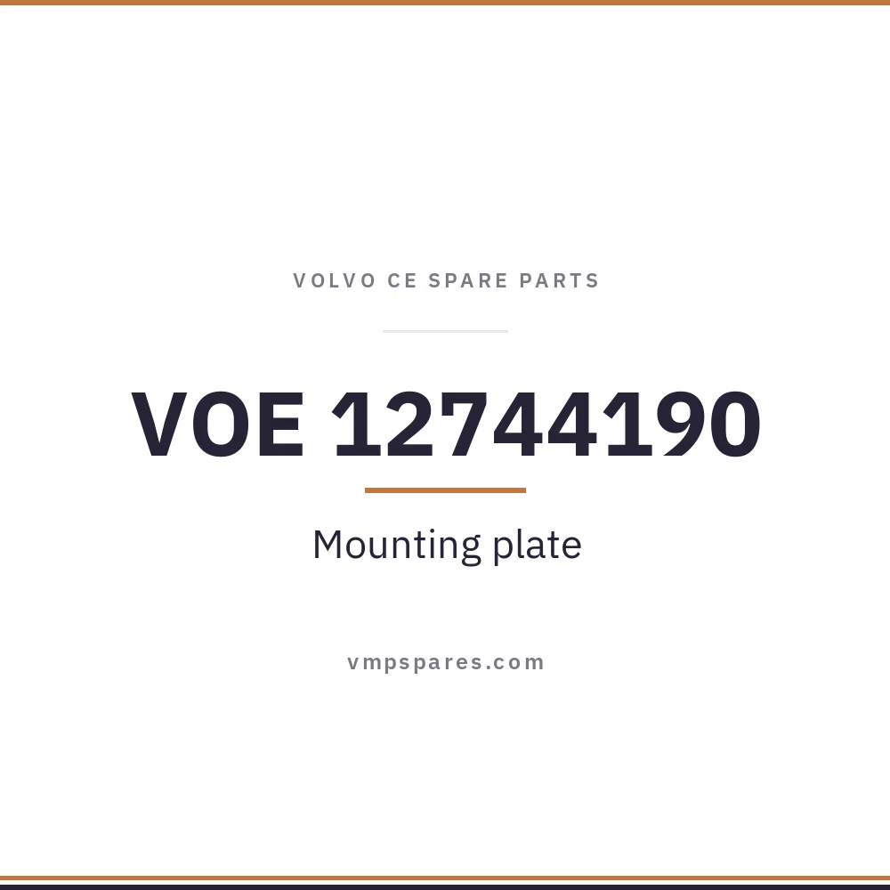 VOE 12744190 – Mounting plate