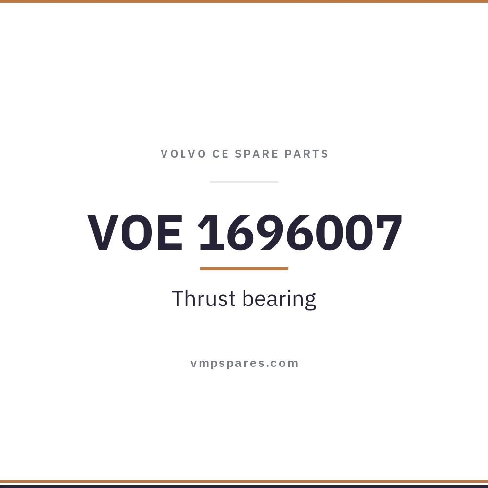 VOE 1696007 – Thrust bearing