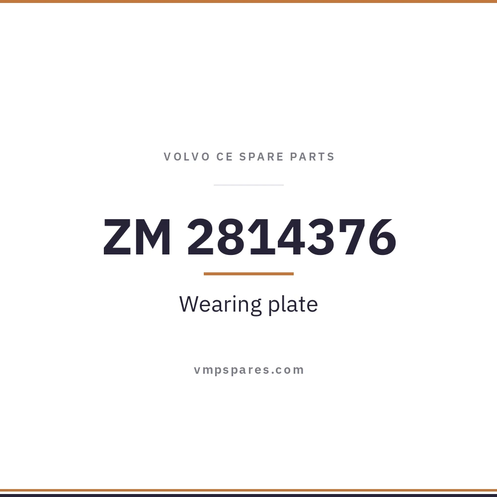 ZM 2814376 – Wearing plate