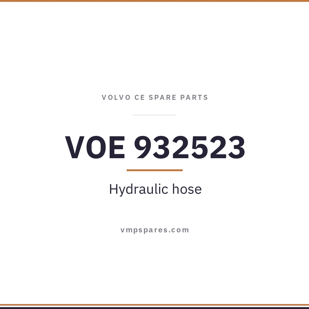 VOE 932523 – Hydraulic hose