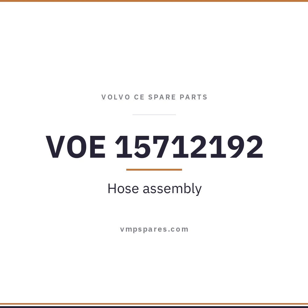 VOE 15712192 – Hose assembly