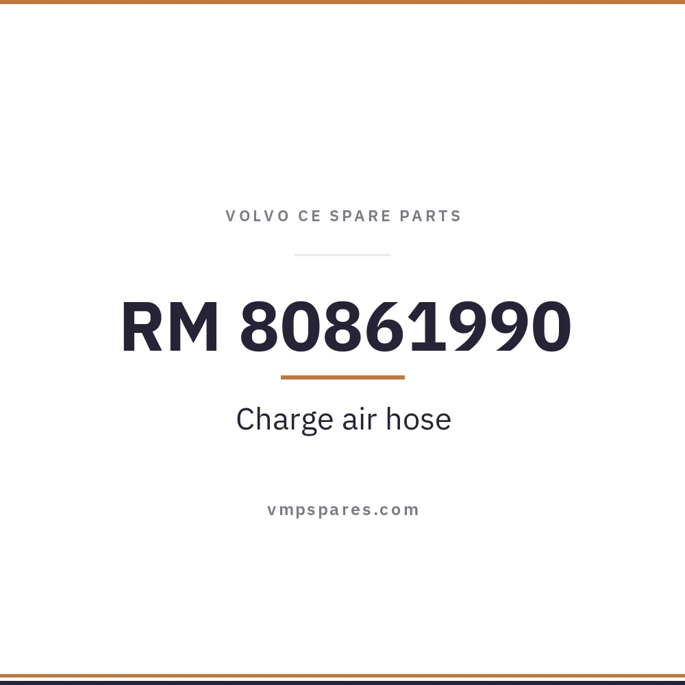RM 80861990 – Charge air hose