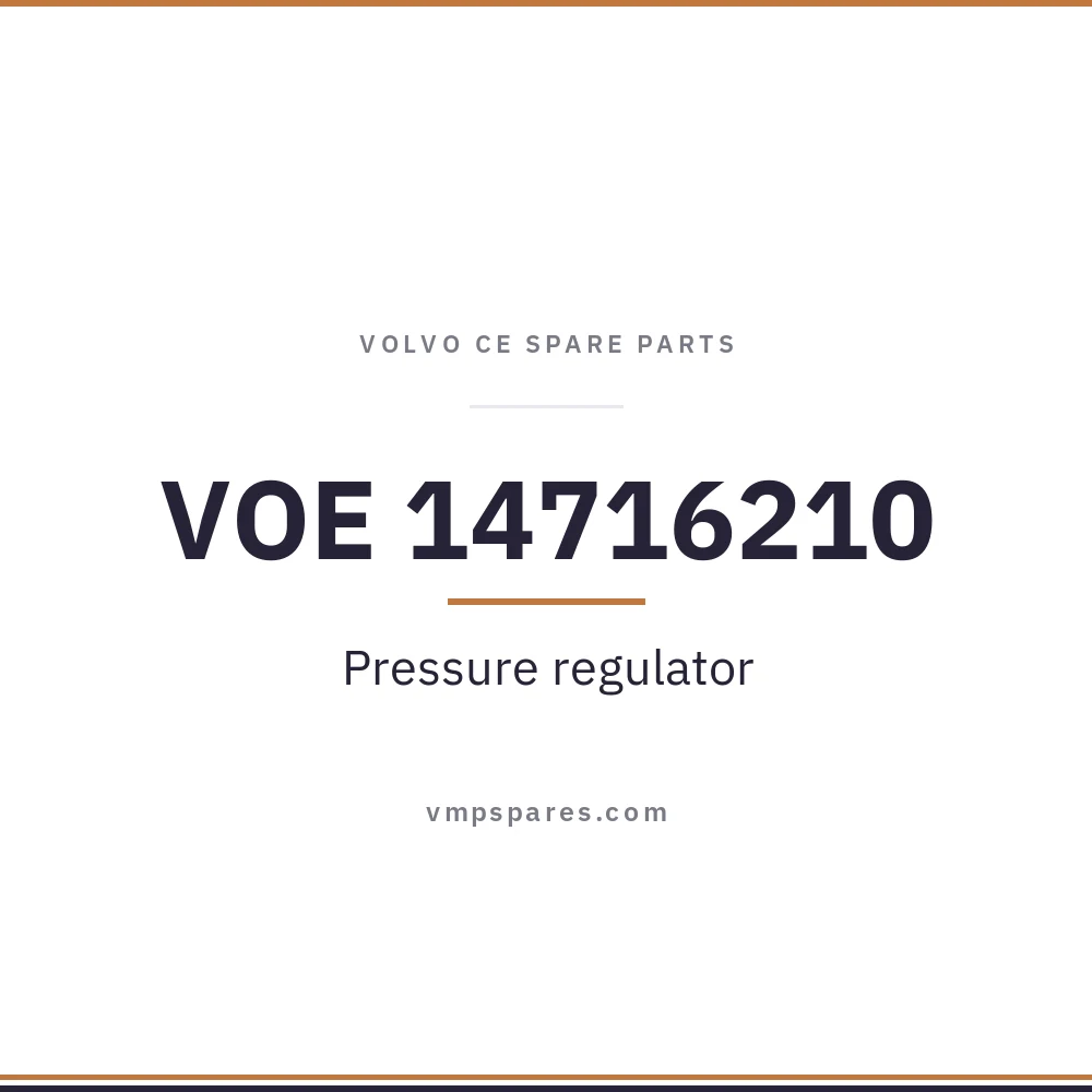 VOE 14716210 – Pressure regulator