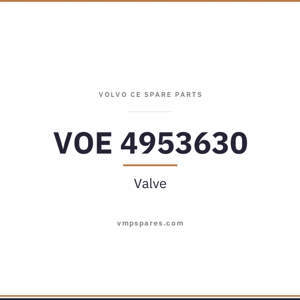 VOE 4953630 – Valve