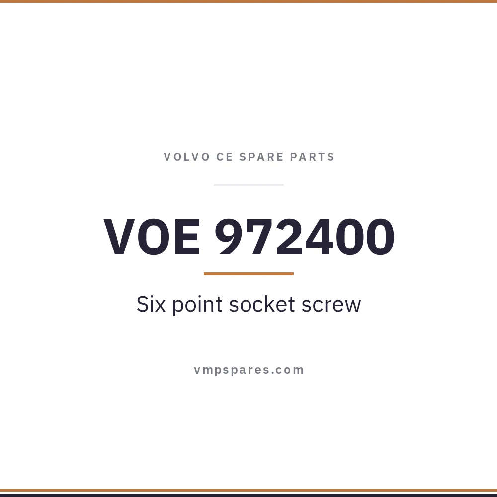 VOE 972400 – Six point socket screw
