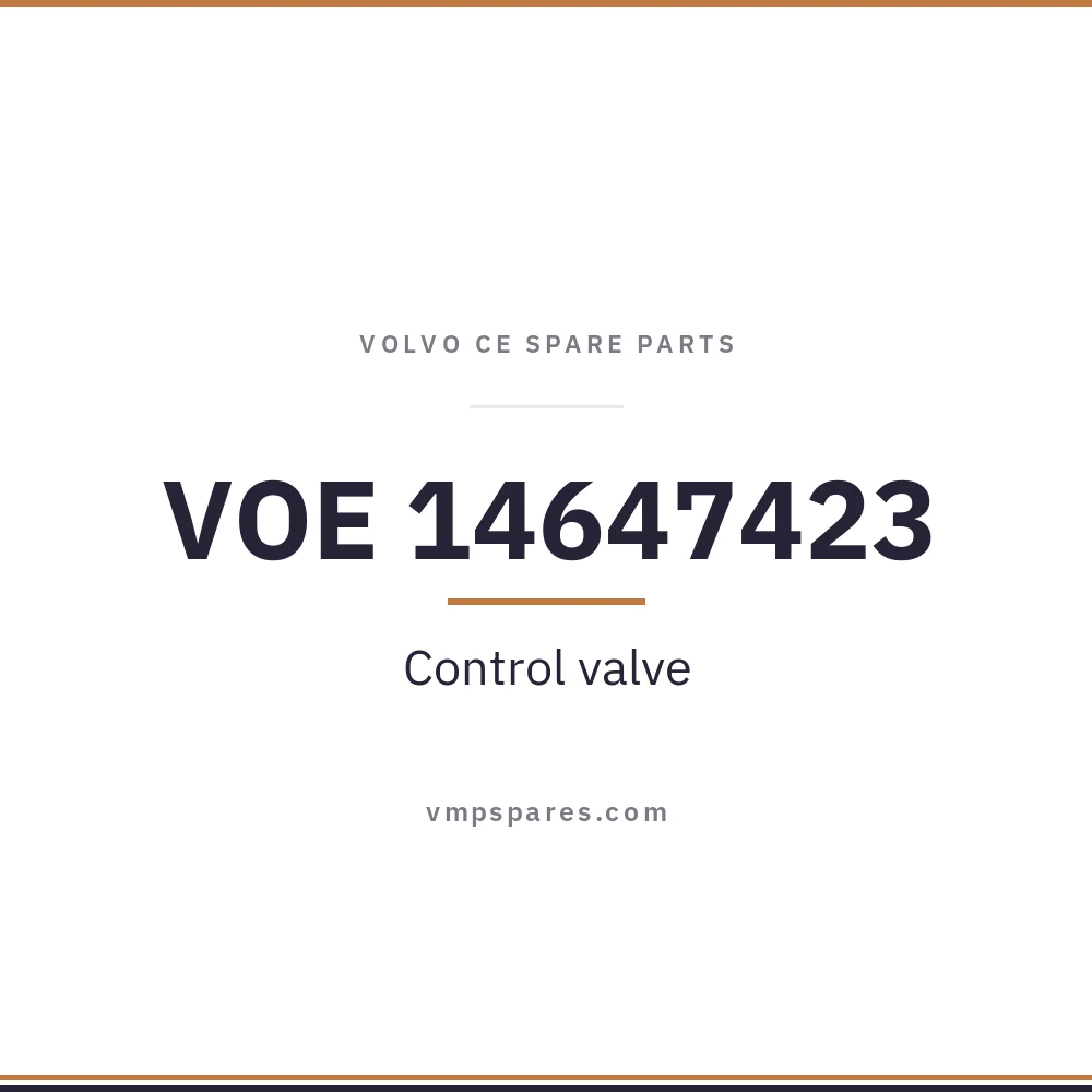 VOE 14647423 – Control valve