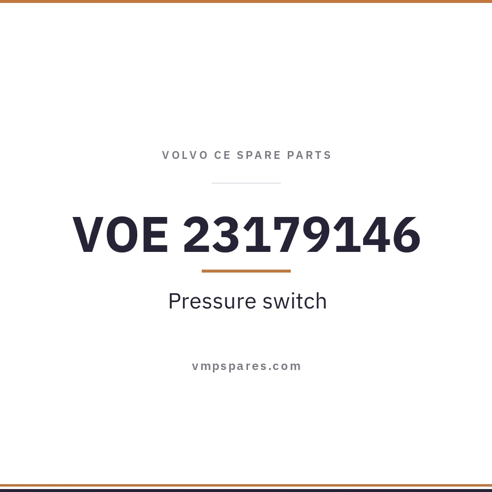 VOE 23179146 – Pressure switch