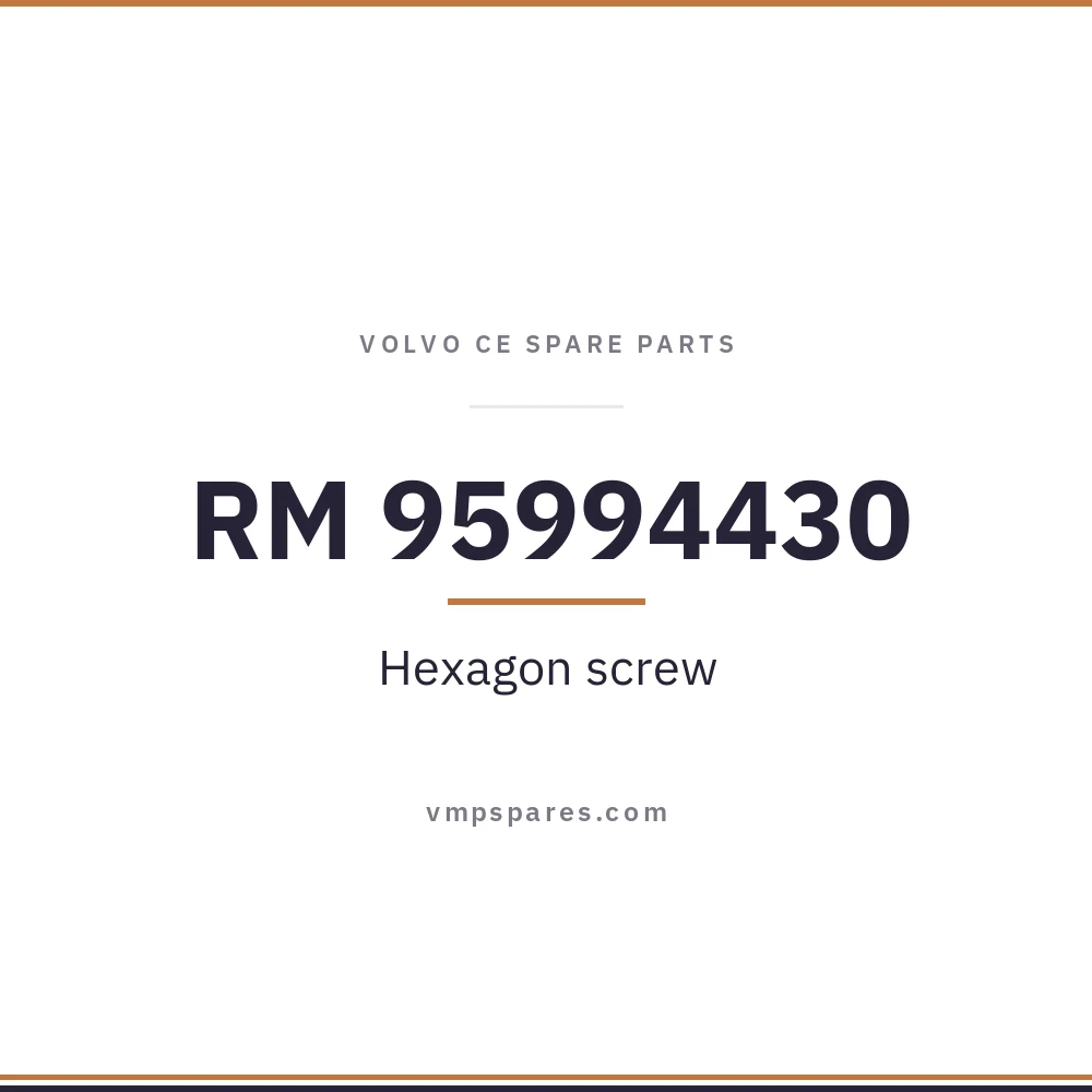 RM 95994430 – Hexagon screw