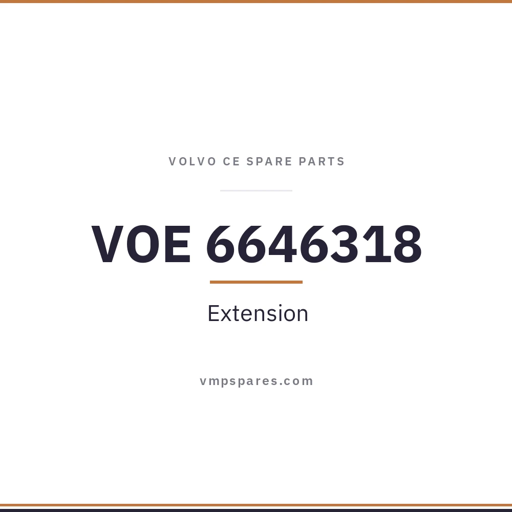 VOE 6646318 – Extension