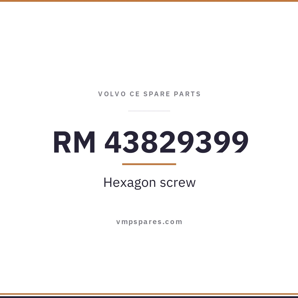 RM 43829399 – Hexagon screw