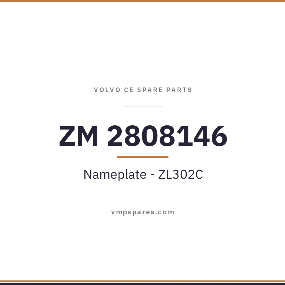 ZM 2808146 – Nameplate – ZL302C