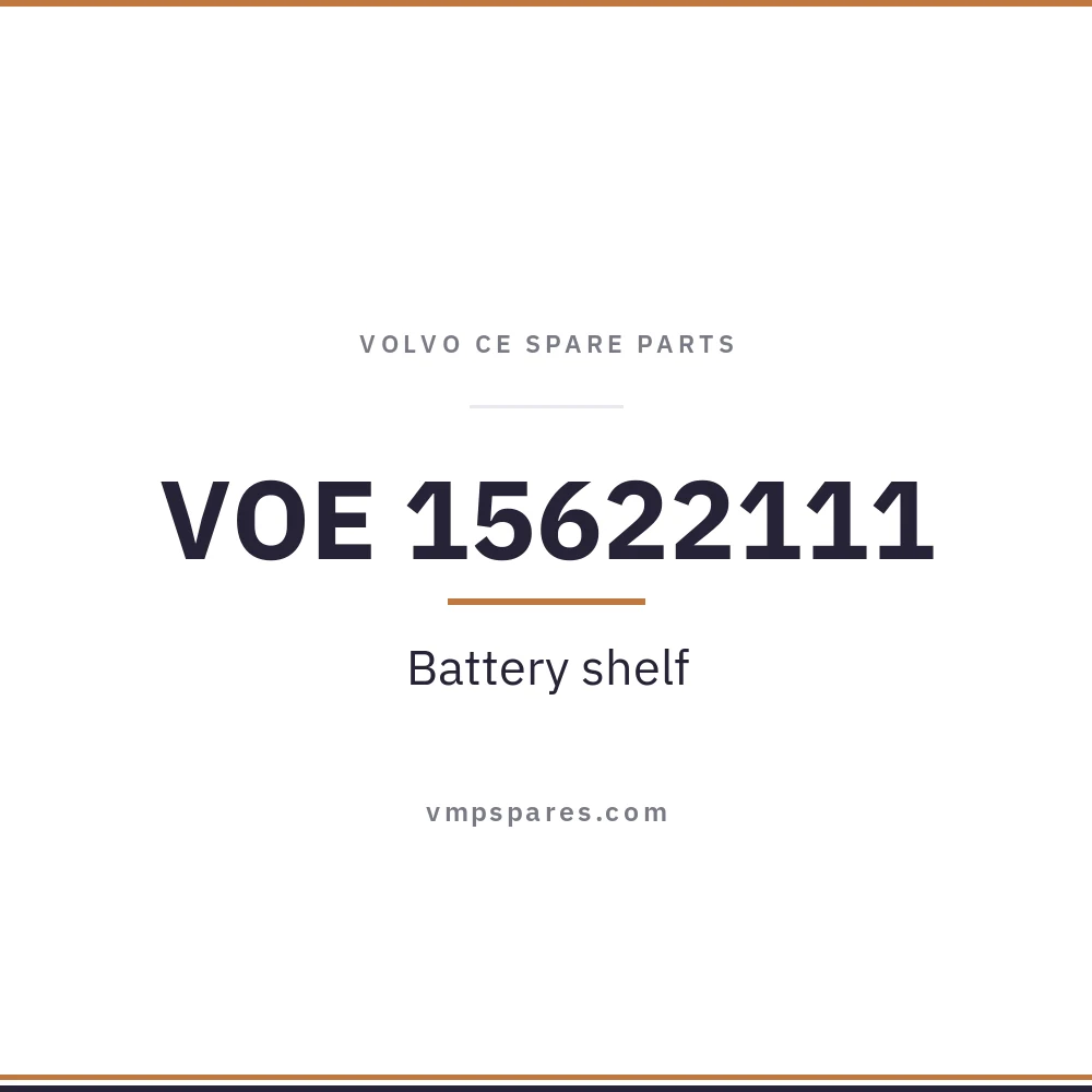 VOE 15622111 – Battery shelf