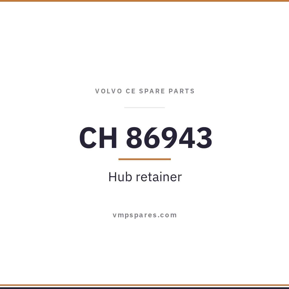 CH 86943 – Hub retainer