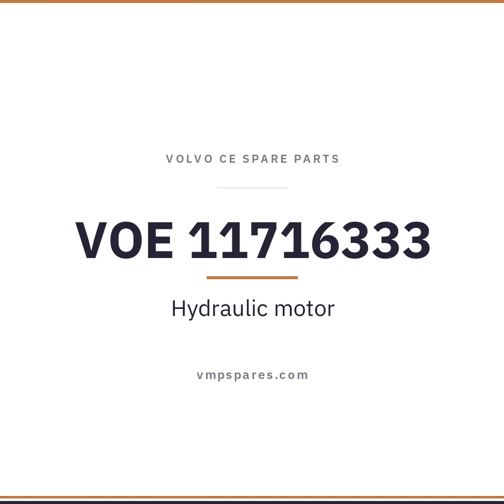 VOE 11716333 – Hydraulic motor