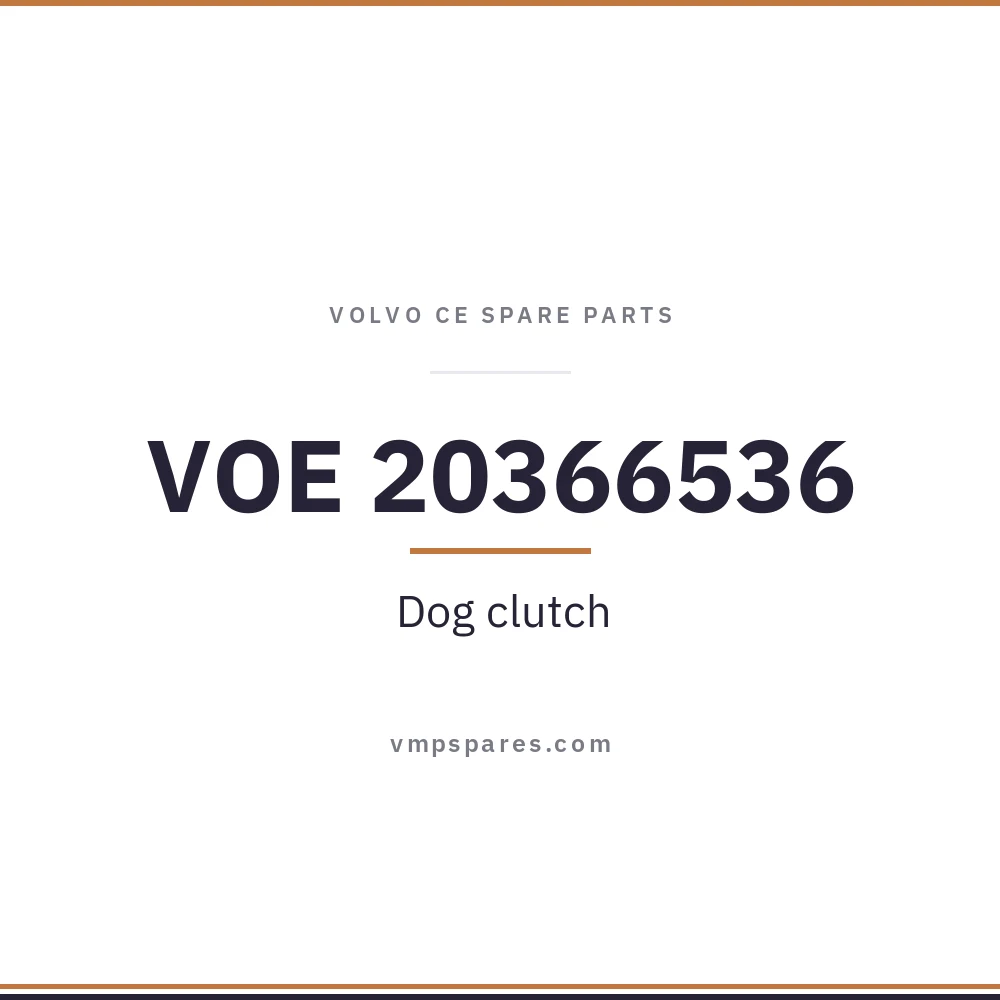 VOE 20366536 – Dog clutch