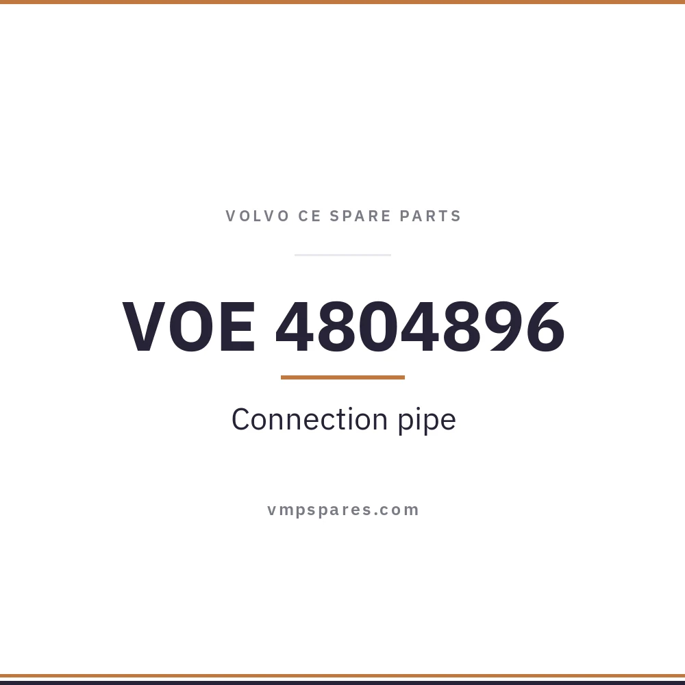 VOE 4804896 – Connection pipe