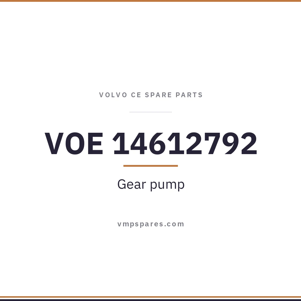 VOE 14612792 – Gear pump
